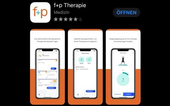 Die digitale f+p Klinik als App